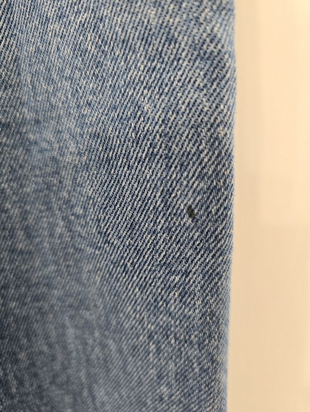Calvin Klein Barrel Jeans Runaway Blue NWT Size 29 R High Rise Loose Fit Taper - Picture 12 of 15